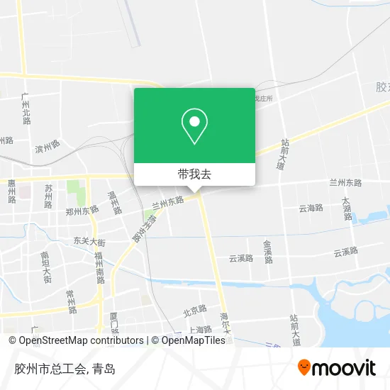 胶州市总工会地图