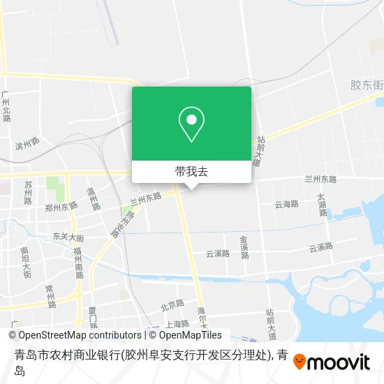 青岛市农村商业银行(胶州阜安支行开发区分理处)地图