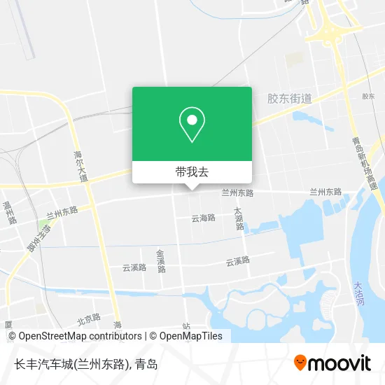 长丰汽车城(兰州东路)地图