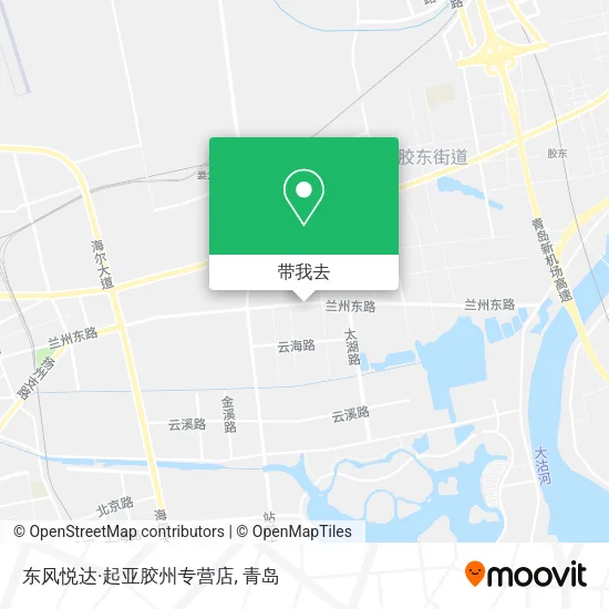 东风悦达·起亚胶州专营店地图