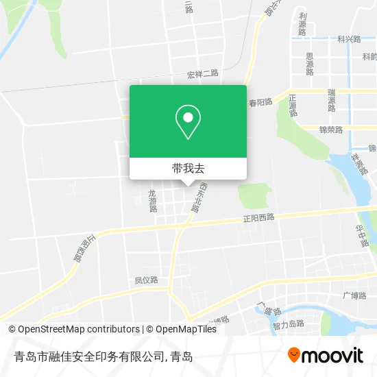 青岛市融佳安全印务有限公司地图