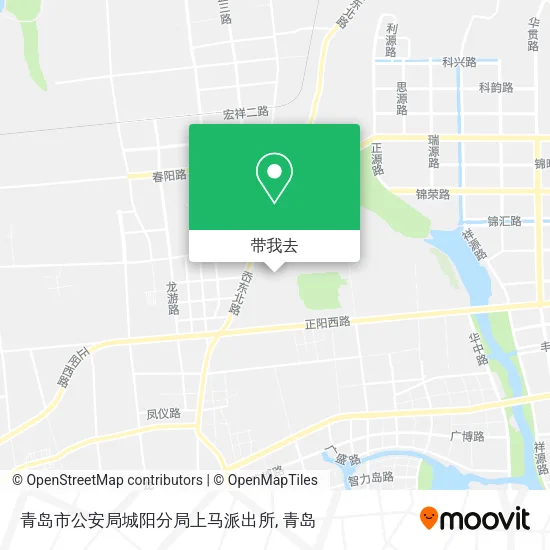 青岛市公安局城阳分局上马派出所地图