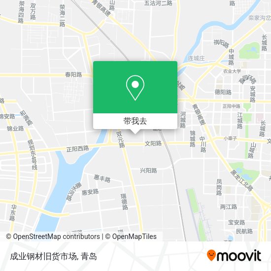 成业钢材旧货市场地图