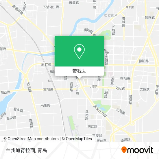兰州通宵拉面地图