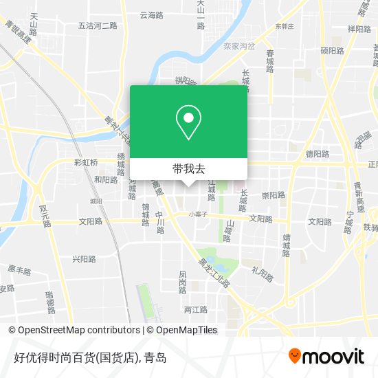 好优得时尚百货(国货店)地图