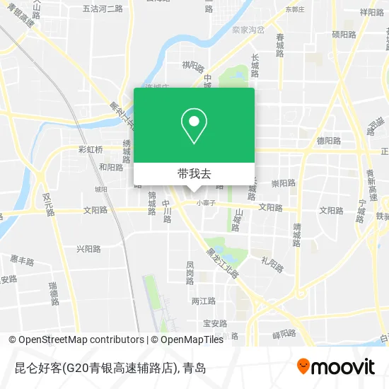 昆仑好客(G20青银高速辅路店)地图