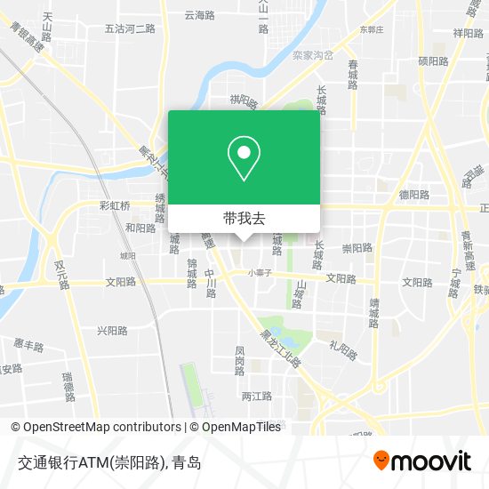 交通银行ATM(崇阳路)地图