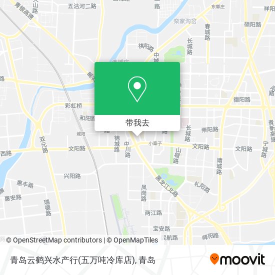 青岛云鹤兴水产行(五万吨冷库店)地图
