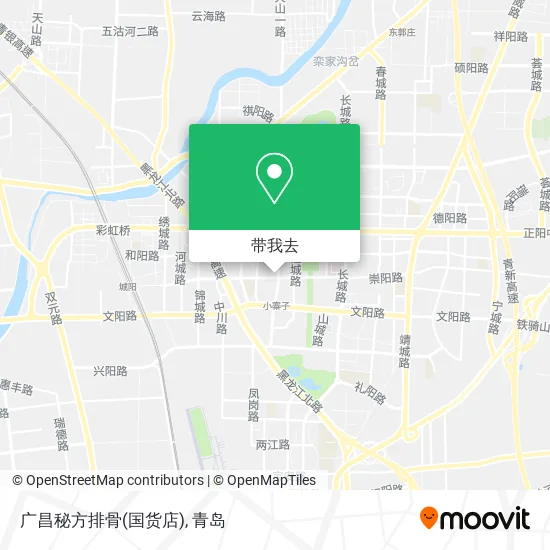广昌秘方排骨(国货店)地图