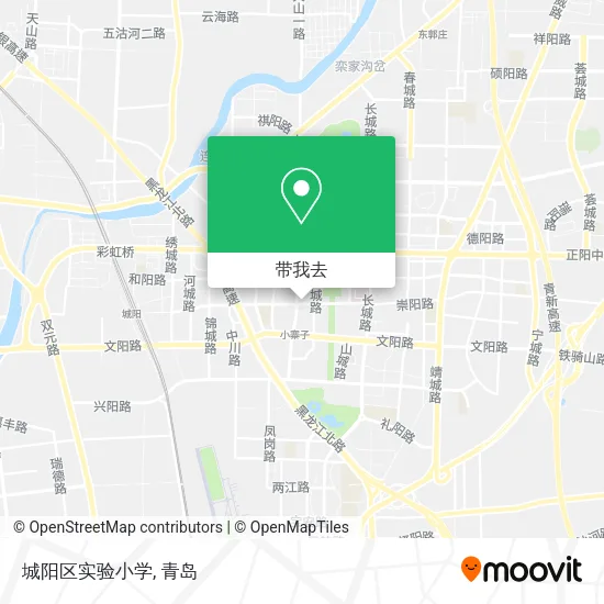 城阳区实验小学地图