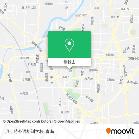 贝斯特外语培训学校地图