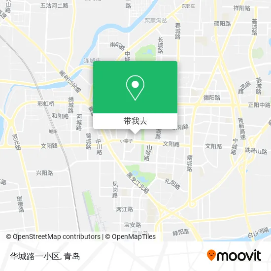 华城路一小区地图