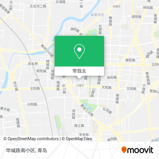 华城路南小区地图