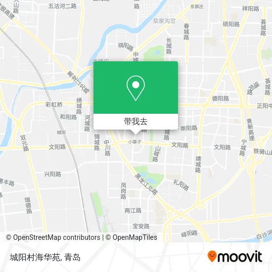城阳村海华苑地图