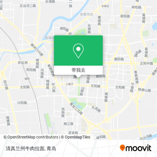 清真兰州牛肉拉面地图
