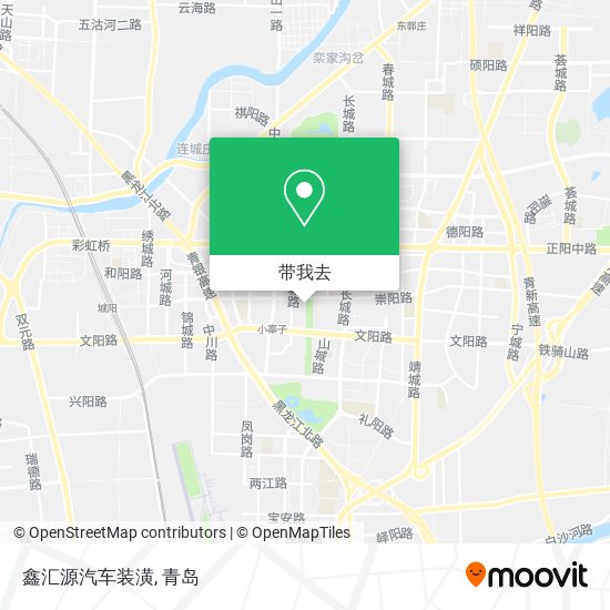 鑫汇源汽车装潢地图