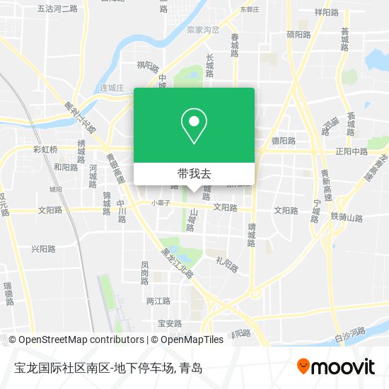 宝龙国际社区南区-地下停车场地图