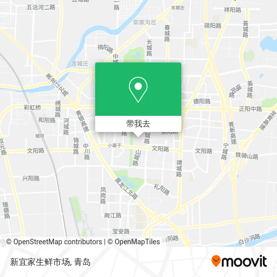新宜家生鲜市场地图
