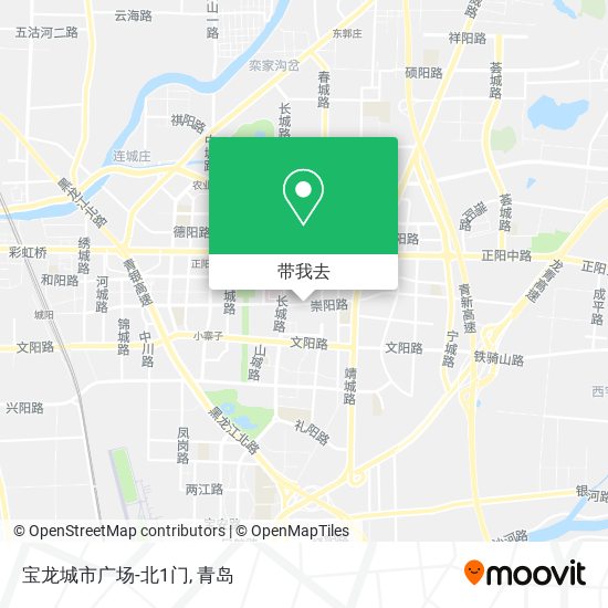 宝龙城市广场-北1门地图