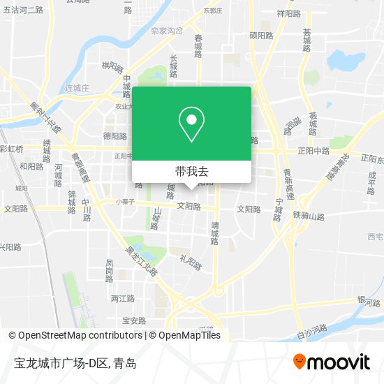 宝龙城市广场-D区地图