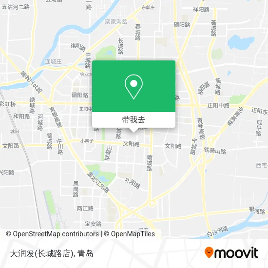 大润发(长城路店)地图