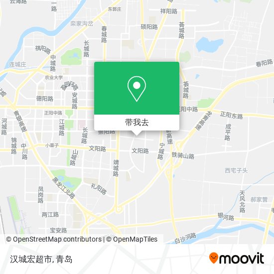 汉城宏超市地图