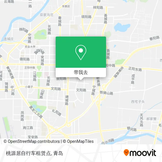 桃源居自行车租赁点地图