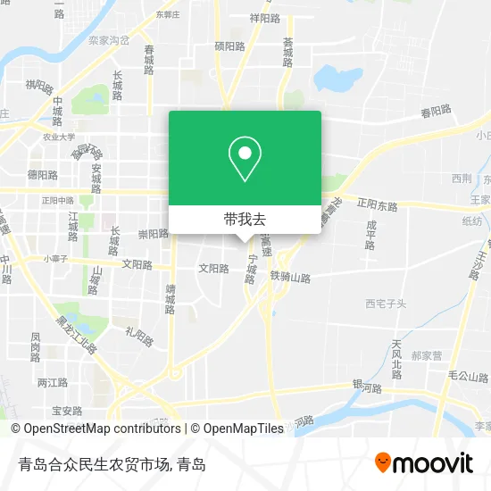 青岛合众民生农贸市场地图