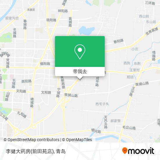 李健大药房(前田苑店)地图