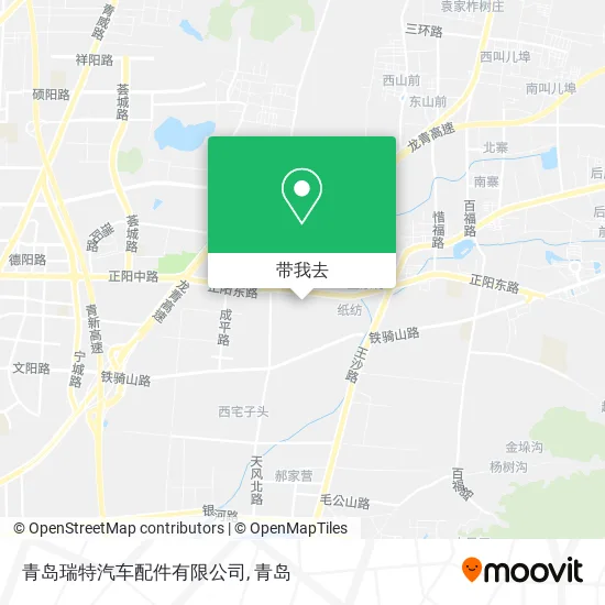 青岛瑞特汽车配件有限公司地图