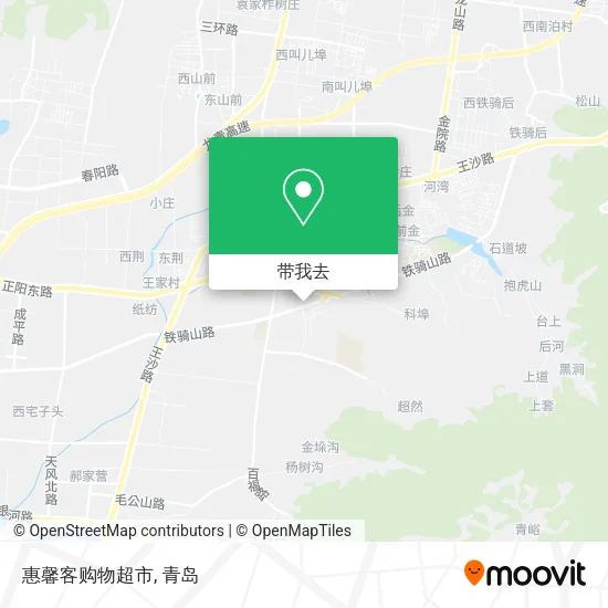 惠馨客购物超市地图