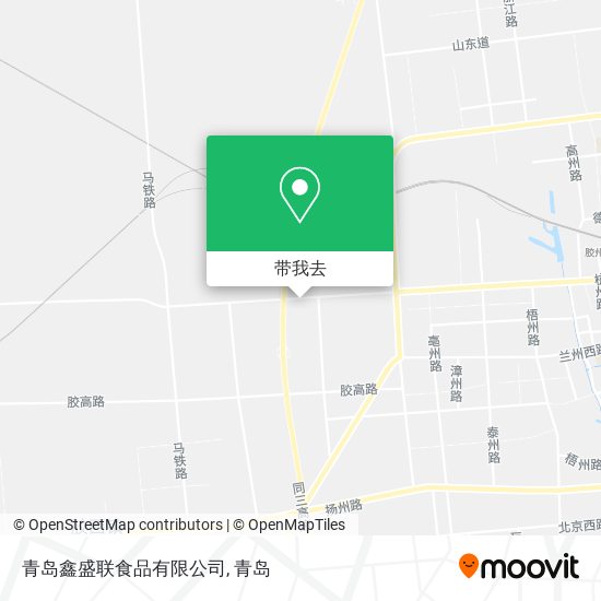 青岛鑫盛联食品有限公司地图