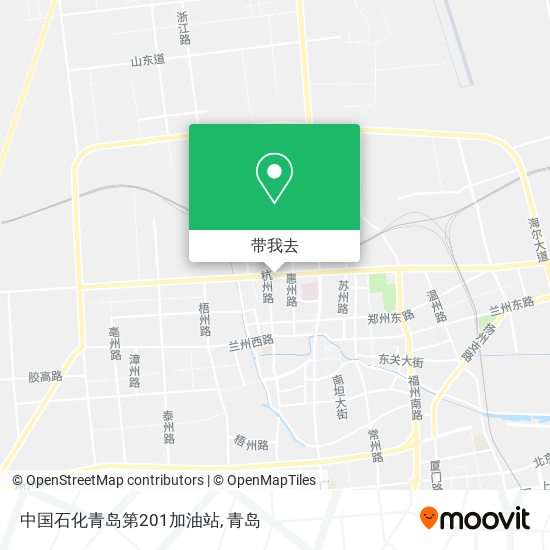 中国石化青岛第201加油站地图