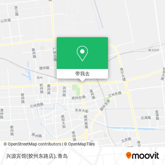 兴源宾馆(胶州东路店)地图
