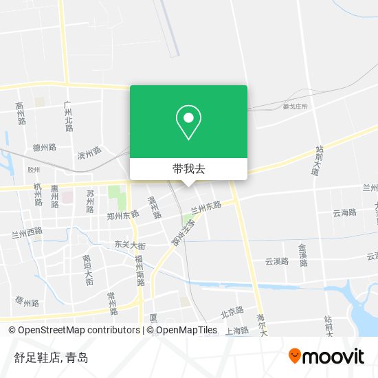 舒足鞋店地图