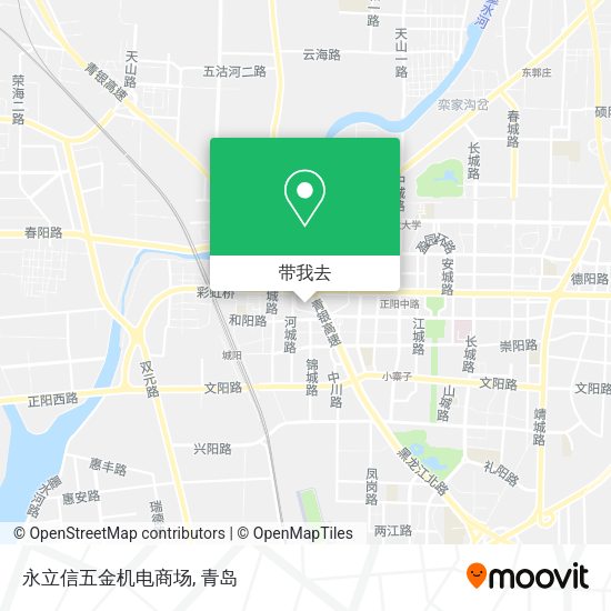 永立信五金机电商场地图