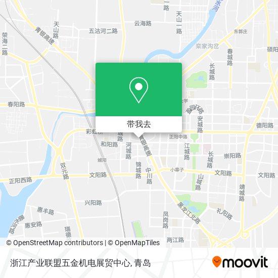 浙江产业联盟五金机电展贸中心地图