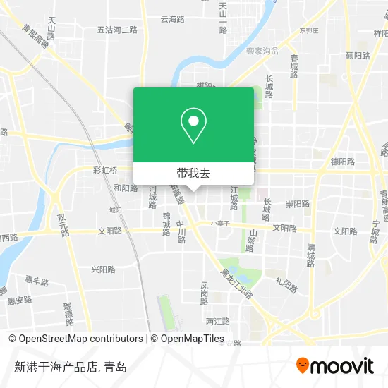 新港干海产品店地图