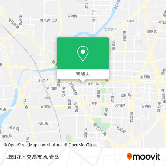 城阳花木交易市场地图
