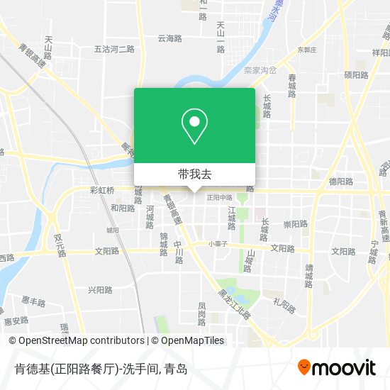 肯德基(正阳路餐厅)-洗手间地图
