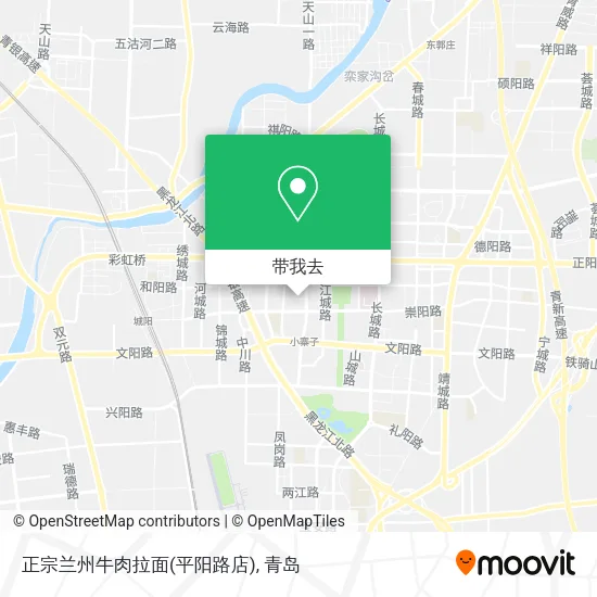 正宗兰州牛肉拉面(平阳路店)地图