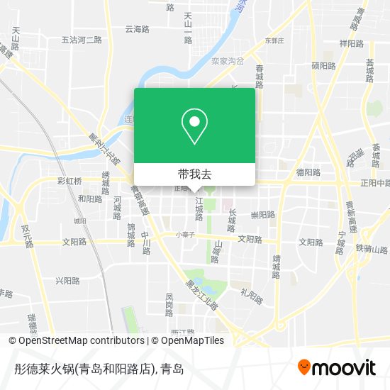 彤德莱火锅(青岛和阳路店)地图