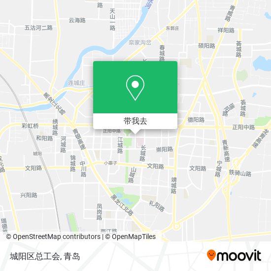 城阳区总工会地图