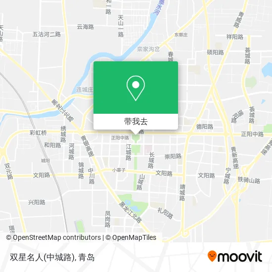 双星名人(中城路)地图