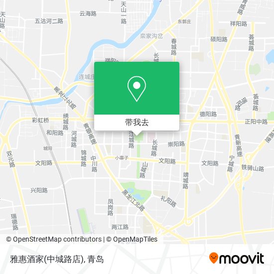 雅惠酒家(中城路店)地图