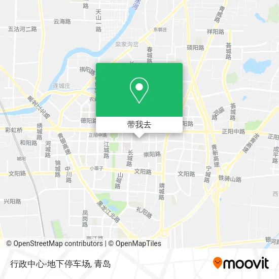行政中心-地下停车场地图
