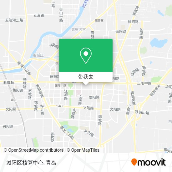 城阳区核算中心地图