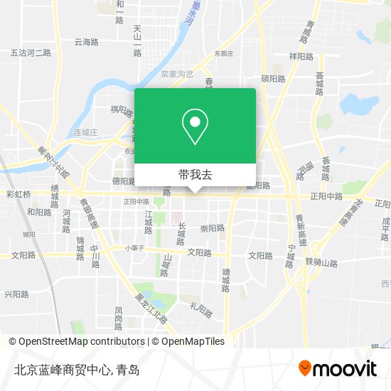 北京蓝峰商贸中心地图