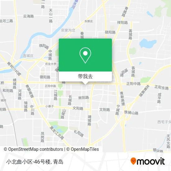 小北曲小区-46号楼地图