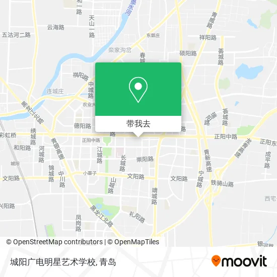城阳广电明星艺术学校地图